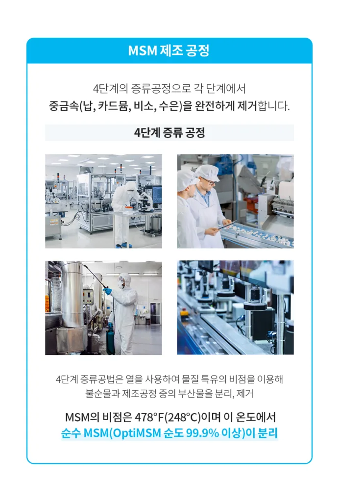 애터미 터마신MSM (128정, 32일분) 활용법 관련 이미지 4